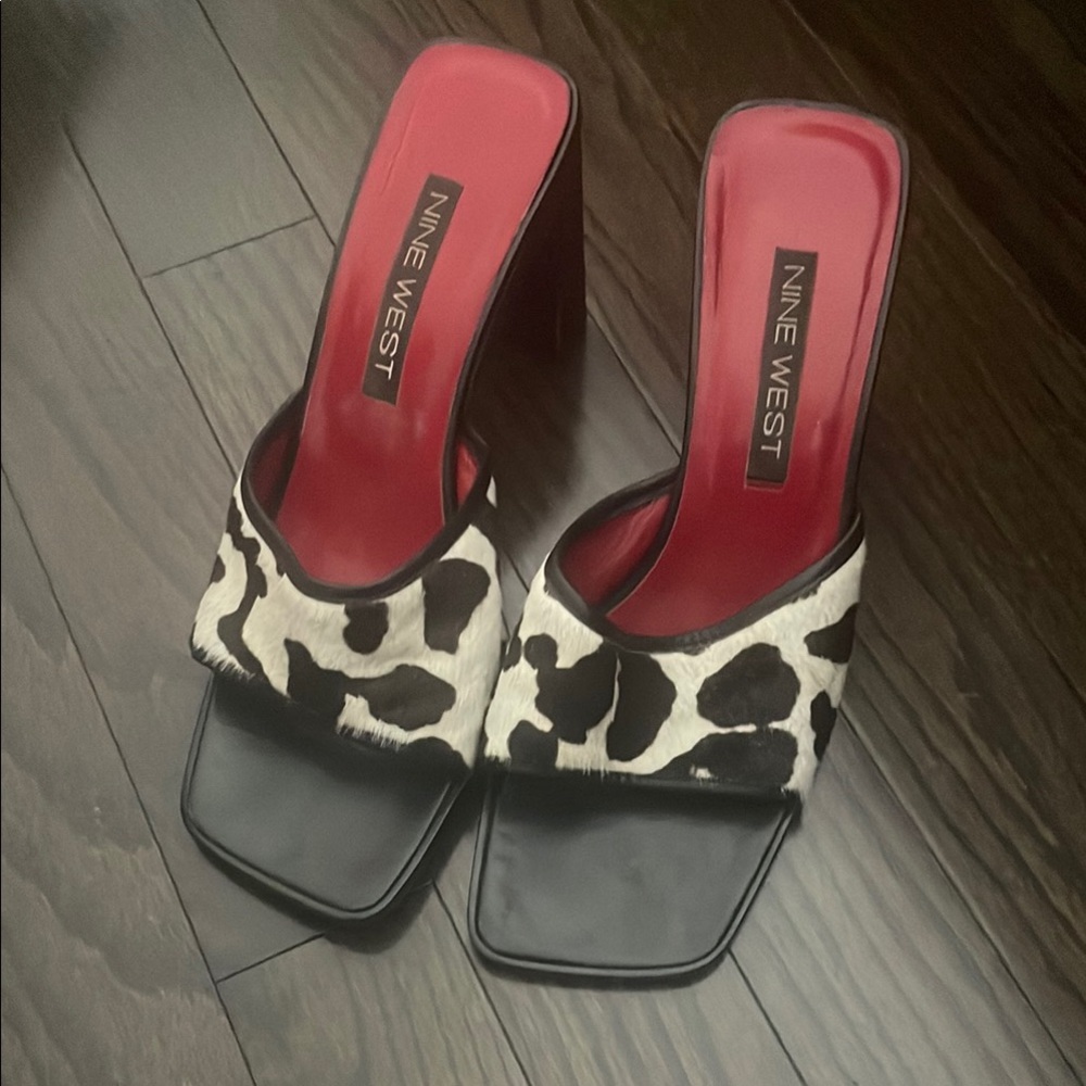Nine West Cowhide Heels